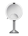Simplehuman Trio Eight Inch Multi-magnification Sensor Makeup Mirror
