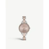 MICHAEL KORS MK3972 SOFIE ROSE GOLD-TONE, STAINLESS STEEL AND CRYSTAL WATCH,11266592