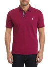 ROBERT GRAHAM Easton Embroidered Skull Polo