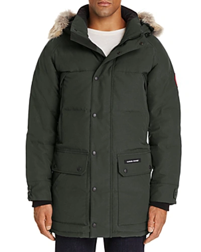 Canada Goose Emory Down Parka With Fur-trim Hood In Volcano