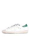 GOLDEN GOOSE UNISEX SUPERSTAR DISTRESSED LEATHER LOW-TOP SNEAKERS,GCOMS590.C1