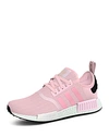ADIDAS ORIGINALS WOMEN'S NMD R1 KNIT LACE UP SNEAKERS,B37648