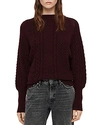 ALLSAINTS DILONE MIXED KNIT SWEATER,WK157P