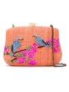 SERPUI EMBROIDERED CLUTCH BAG