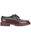 BURBERRY brogue detail Derby shoes