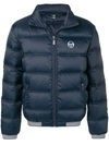 SERGIO TACCHINI SERGIO TACCHINI PANELLED PADDED JACKET - BLUE