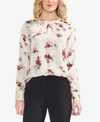 VINCE CAMUTO FLORAL-PRINT TOP