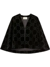 GUCCI GG VELVET CAPE