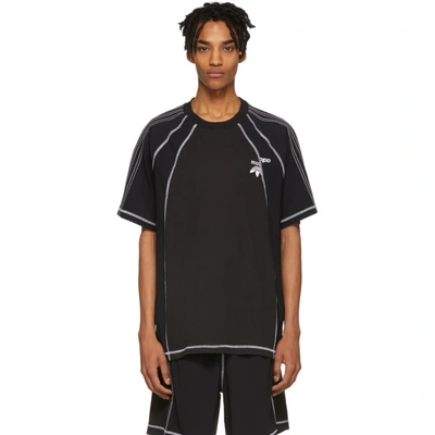 Adidas Originals By Alexander Wang 黑色 Aw T 恤 In Black