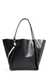 PROENZA SCHOULER EXTRA LARGE LEATHER TOTE - BLACK,H00564C242P0000