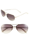 Kate Spade 'beryls' 59mm Sunglasses - Rose Gold In Rose Gold/white Gradient