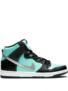 NIKE X X DIAMOND SUPPLY CO. SB DUNK HIGH PRM"TIFFANY" SNEAKERS