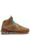 NIKE LEBRON 10 EXT QS "BROWN SUEDE" SNEAKERS
