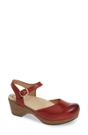 Dansko 'sam' Clog In Coral Leather