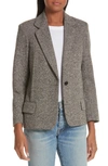 NILI LOTAN HUMPHREY WOOL BLEND BLAZER,00551 W462