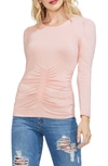 VINCE CAMUTO CINCHED BODICE TOP,9168600
