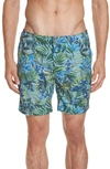 ONIA CALDER TROPICS PRINT SWIM TRUNKS,MS49-35