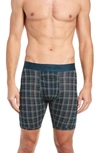 TOMMY JOHN SECOND SKIN PLAID BOXER BRIEFS,SOBSP86MM1
