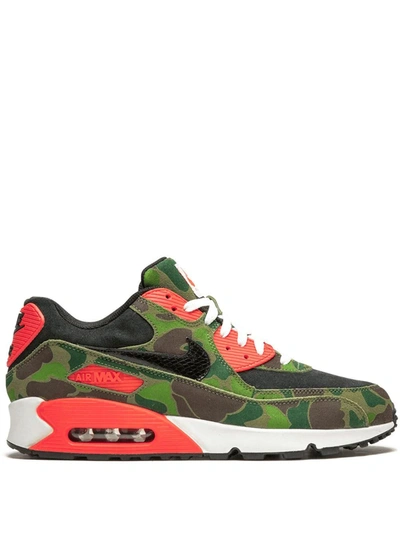 Nike Air Max 90 Premium Sneakers In Green