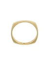 ALIITA ALIITA 9KT GOLD SQUARE RING