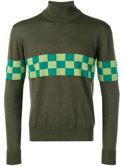 Anglozine 'tail End Charlie' Pullover In Green