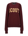 Dsquared2 Sweaters In Brown
