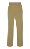 MAISON MARGIELA COTTON-GABARDINE STRAIGHT-LEG PANTS,S50KA0453