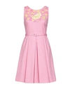 BOUTIQUE MOSCHINO BOUTIQUE MOSCHINO WOMAN MINI DRESS PINK SIZE 8 COTTON, OTHER FIBRES,34887300LH 4