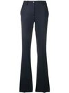 P.a.r.o.s.h . Flared Tailored Trousers - Blue In Blue