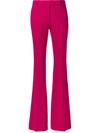 ALEXANDER MCQUEEN ALEXANDER MCQUEEN TAILORED FLARED TROUSERS - 粉色