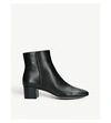 GIANVITO ROSSI TRISH 45 LEATHER ANKLE BOOTS