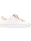 EMILIO PUCCI RIBBON LACE-UP TWILL SNEAKERS