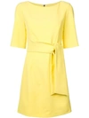 ALICE AND OLIVIA BELTED SHIFT DRESS