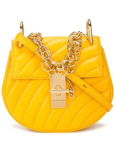 Chloé Mini Drew Bijou Bag In Yellow