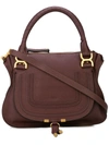 CHLOÉ CHLOÉ MARCIE TOTE BAG - BROWN