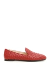 BOTTEGA VENETA INTRECCIATO MOCCASINS,10769783