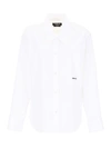 CALVIN KLEIN OVERSIZED SHIRT WITH EMBROIDERY,10769670