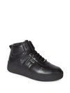 MAISON MARGIELA Leather High-Top Sneakers,0400099503904