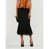 BROCK COLLECTION HIGH-RISE LACE KNEE-LENGTH SKIRT
