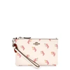 COACH SMALL PIG-PRINT LEATHER POUCH