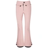 MONCLER BLUSH FLARED STRETCH-TWILL TROUSERS,2798947