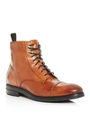 COLE HAAN MEN'S WAGNER GRAND LEATHER CAP-TOE BOOTS,C28635