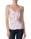 Bailey44 Card Counting Twist-front Camisole In Cherry Blossom