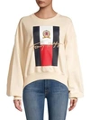 TOMMY HILFIGER Oversized Sleeve College Sweater