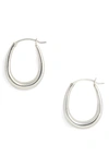 SOPHIE BUHAI TINY EGG HOOP EARRINGS,PC-E06-SS