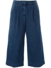 MICHAEL MICHAEL KORS MICHAEL MICHAEL KORS DENIM CULOTTES - BLUE,MH53GHNDS111263597