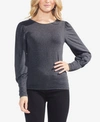 VINCE CAMUTO SCOOP-NECK BUBBLE-SLEEVE TOP