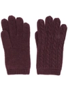 ASPESI CABLE KNIT GLOVES