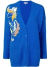 EMILIO PUCCI FLORAL EMBROIDERED CASHMERE CARDIGAN