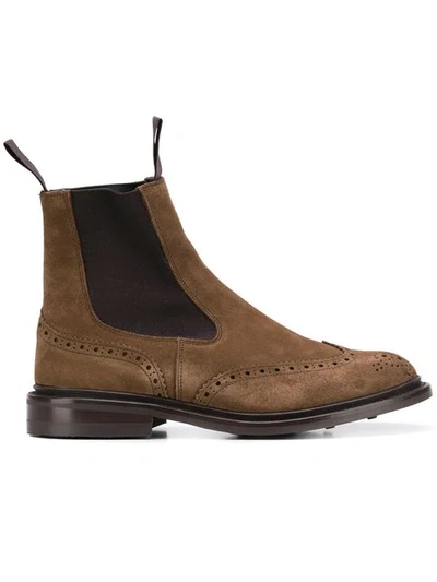 Tricker's Trickers Brogue Boots - 棕色 In Brown